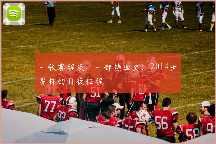 一张赛程表,一部热血史:2014世界杯的日夜征程